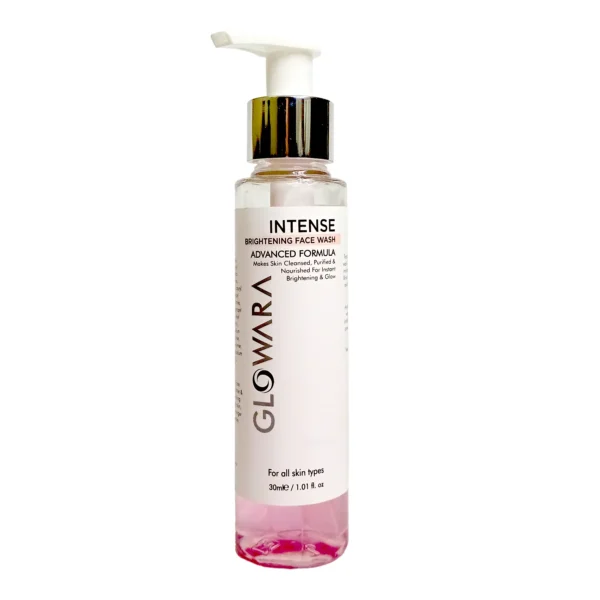 glowara intense brightening face wash