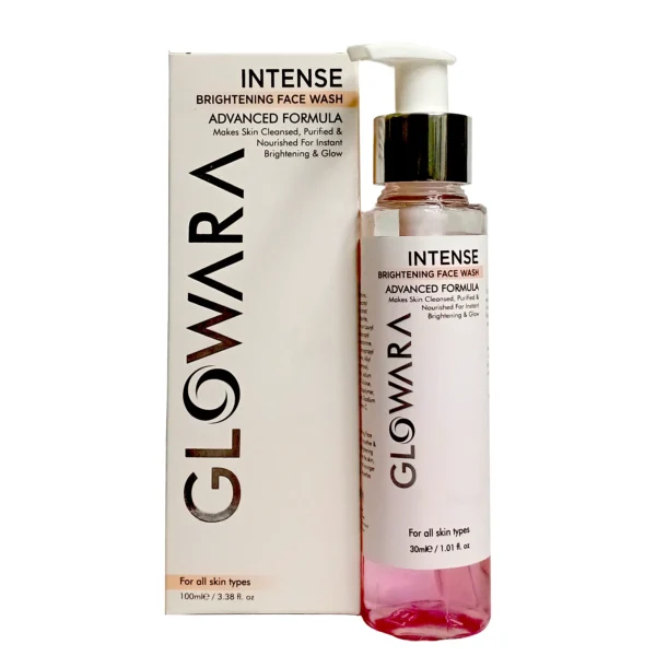 glowara intense brightening face wash