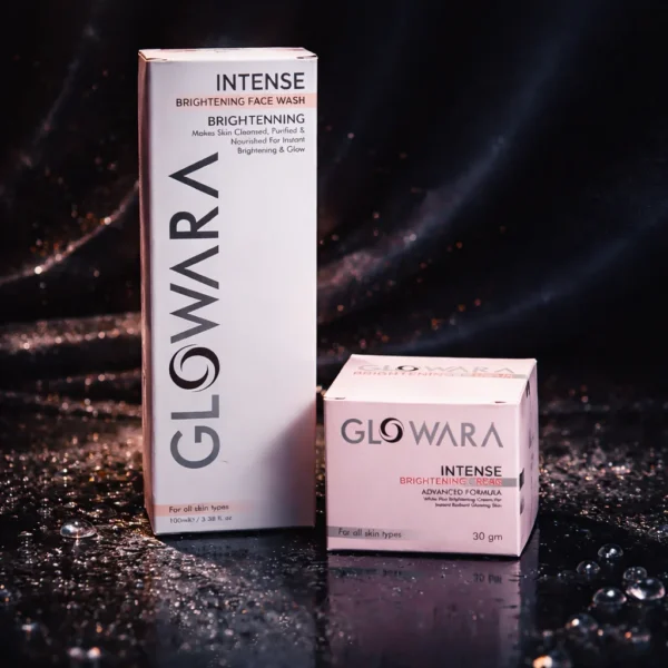 glowara intensive brightening face wash and cream combo
